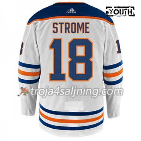Edmonton Oilers tröja RYAN STROME 18 Adidas Vit Authentic - NHL Tröjor Barn